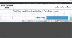 Desktop Screenshot of highlandparkford.com